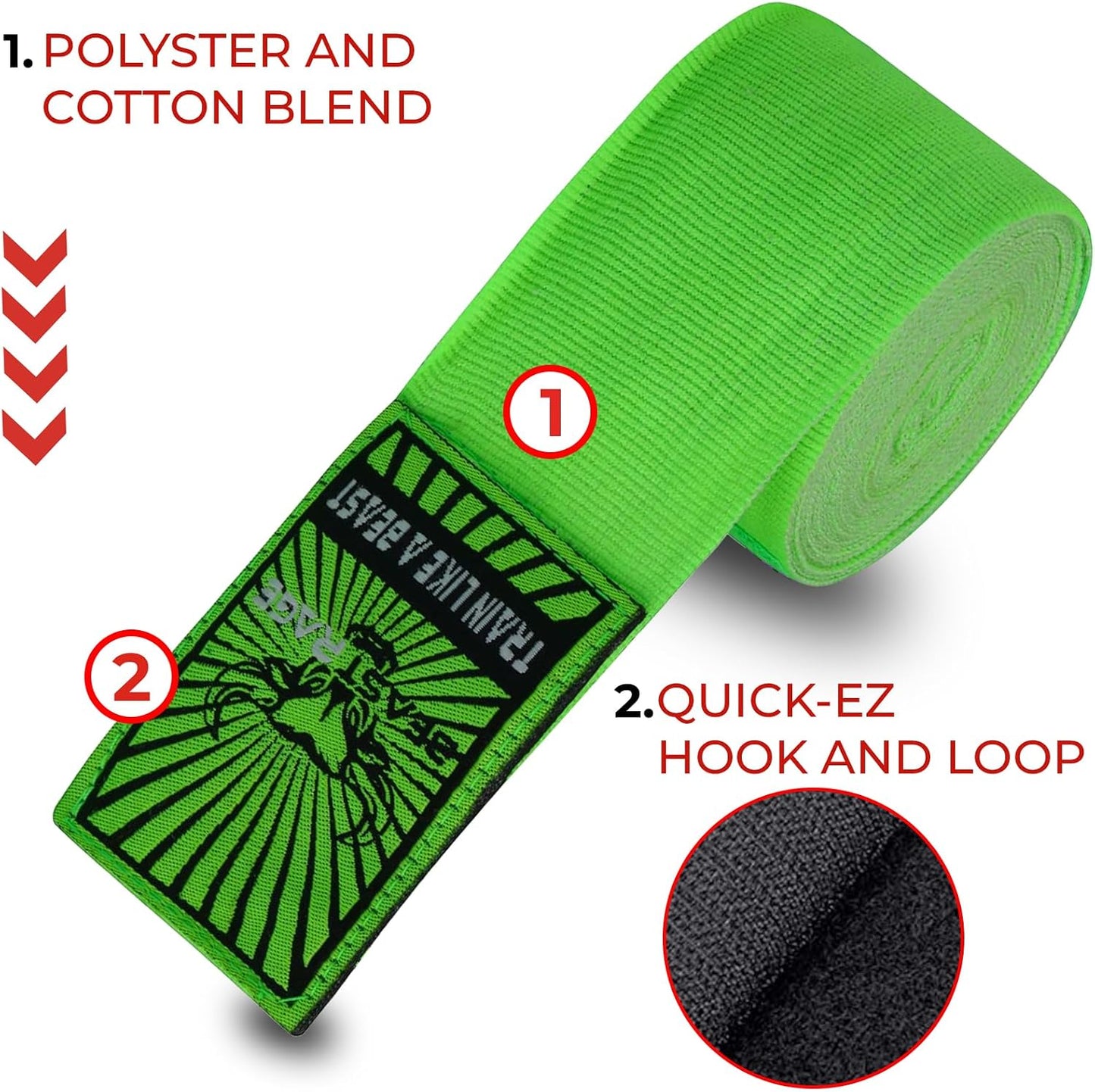 Boxing Hand Wraps for MMA Kickboxing Wrist Wraps Professional Adult 180" Semi-Elastic Martial Arts Inner Gloves Heavy Bag Handwraps Muay Thai Thumb Straps