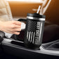 Dad Gifts Fathers Day Gift for Dad Best Dad Ever Gift from Daughter Son Kids Wife 40Oz Travel Cup Insulated Tumbler with Handle & Straw