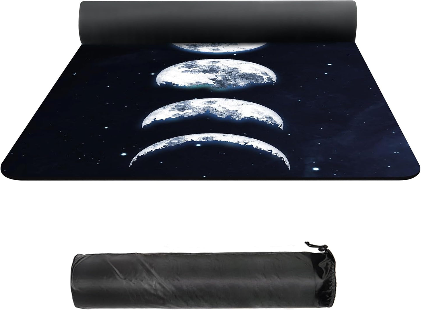 Suede TPE Yoga Mat High Density Non Slip Yoga Mats with Carrying Bag,72"X32" Extra Thick 8MM Exercise & Workout Mat for Yoga, Pilates and Fitness