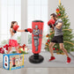 47" Kids Punching Bag with Boxing Gloves – Inflatable Boxing Bag for Boys & Girls, Standing Training Toy for Fitness & Stress Relief