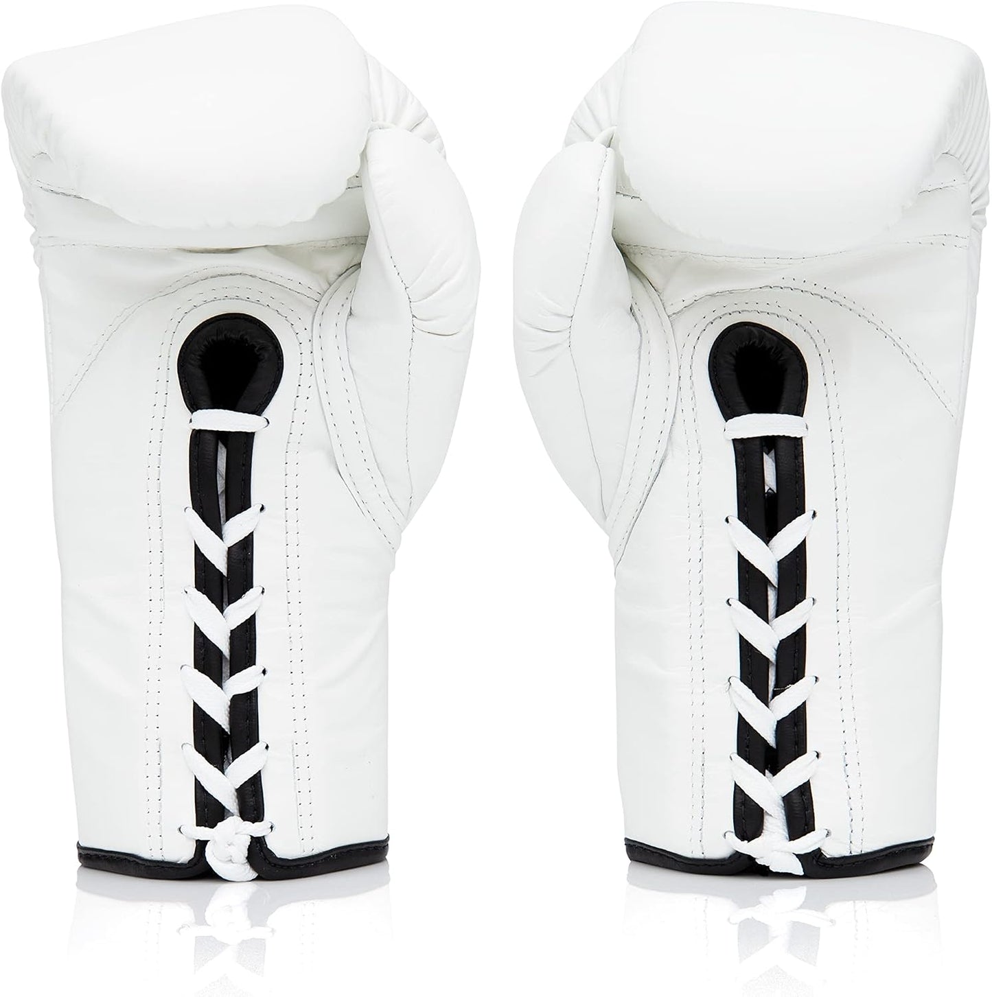 BGL6 Handmade Leather Gloves| Optimal Fist Closure with a Locked-Thumb Design| Premium Leather |Triple-Layered Foam |Lace-Up Closure. Ideal for Boxing, MMA, and Kickboxing.