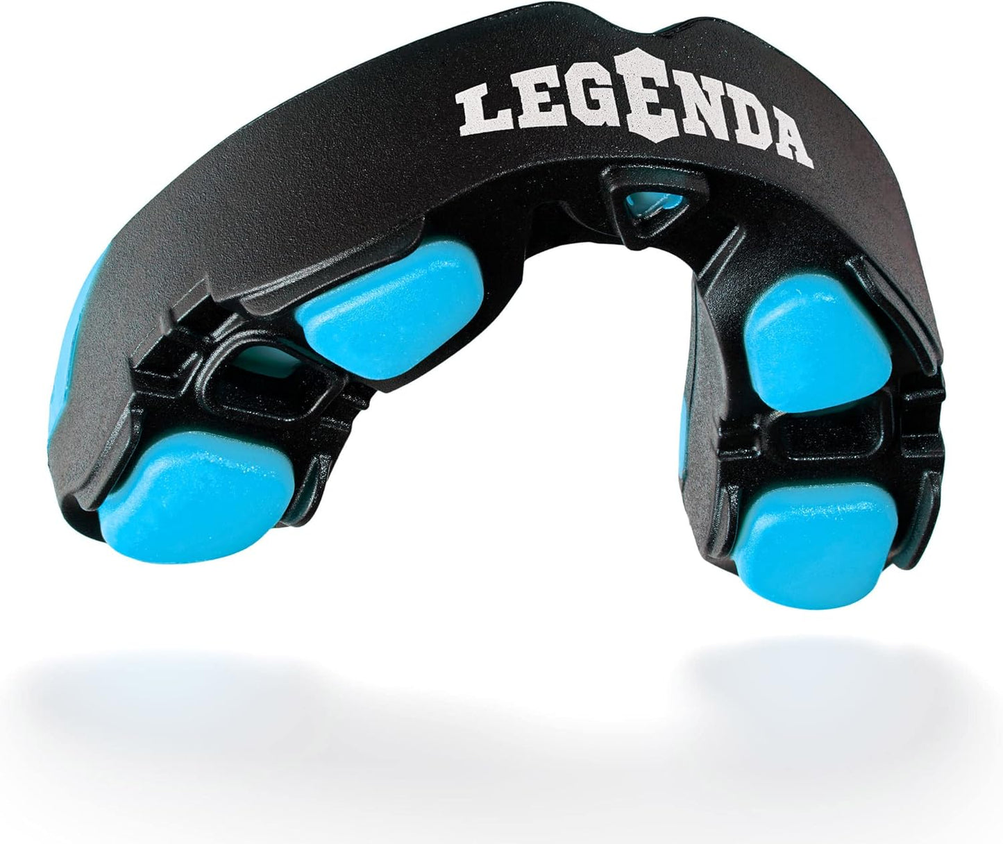 Mouth Guard Sports W/Case, Professional Mouthguard for Boxing, Football, Hockey, Jiu Jitsu, Muay Thai, MMA, Wrestling and High Contact Sports, Fits Adults, Youth, Kids 11+ (Black/Blue)