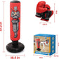47" Kids Punching Bag with Boxing Gloves – Inflatable Boxing Bag for Boys & Girls, Standing Training Toy for Fitness & Stress Relief