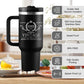 60Th Birthday Gifts for Men - 60Th Birthday Decorations for Men - 60 Year Old Birthday Gift for Man - 1965 Birthday Gift Ideas - 40Oz Travel Cup Insulated Tumbler with Handle & Straw