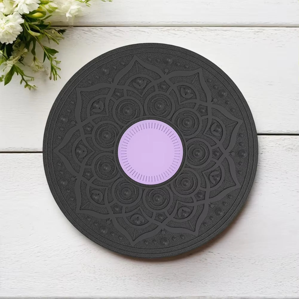 Wobble Balance Board Yoga Swing Balance Board Non-Slip Balance Exerciser Balance Trainer for Full Body Exercise