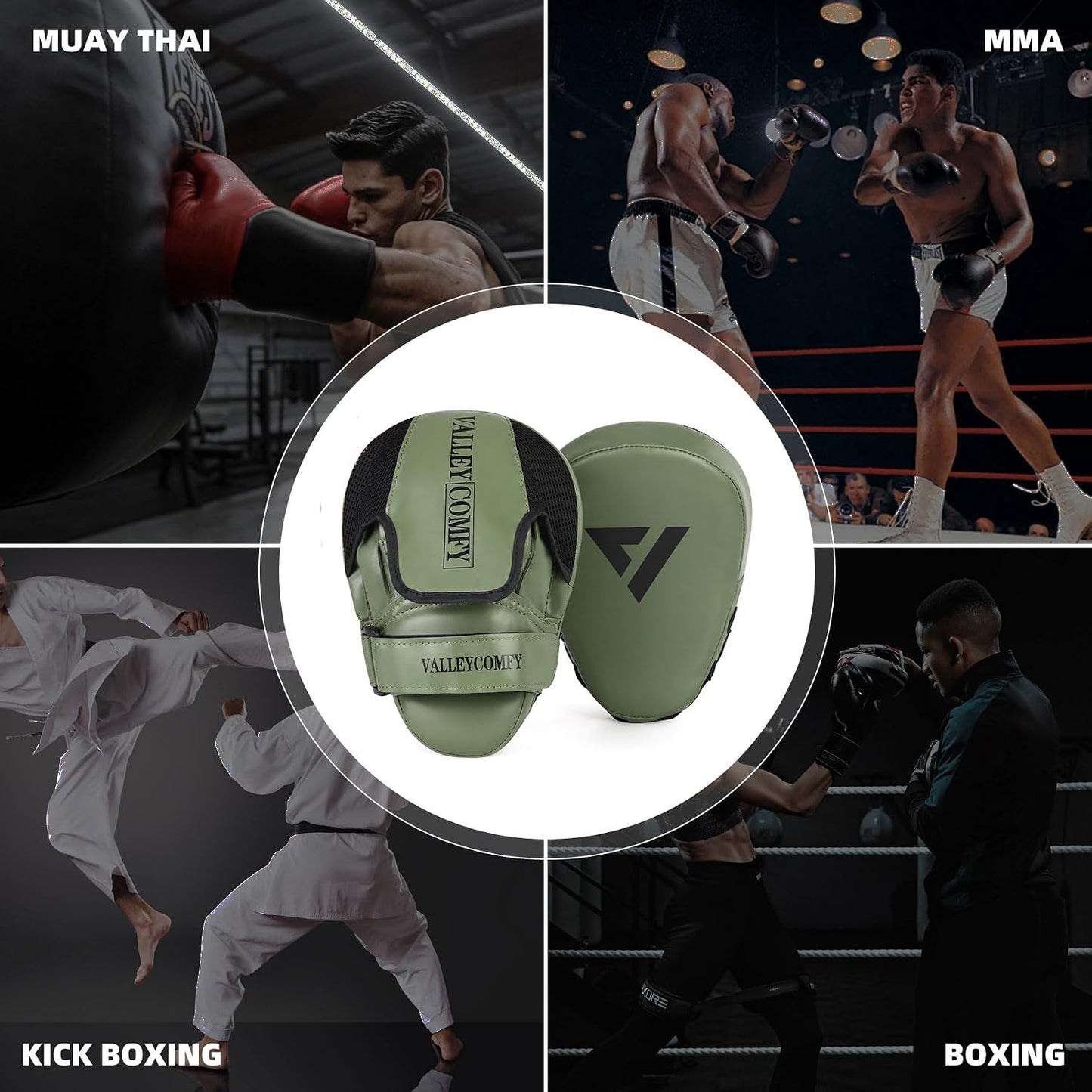 Boxing Punching Mitts,Boxing Pads Mitts for Men,Ideal for Boxing Training,Kickboxing,Martial Arts