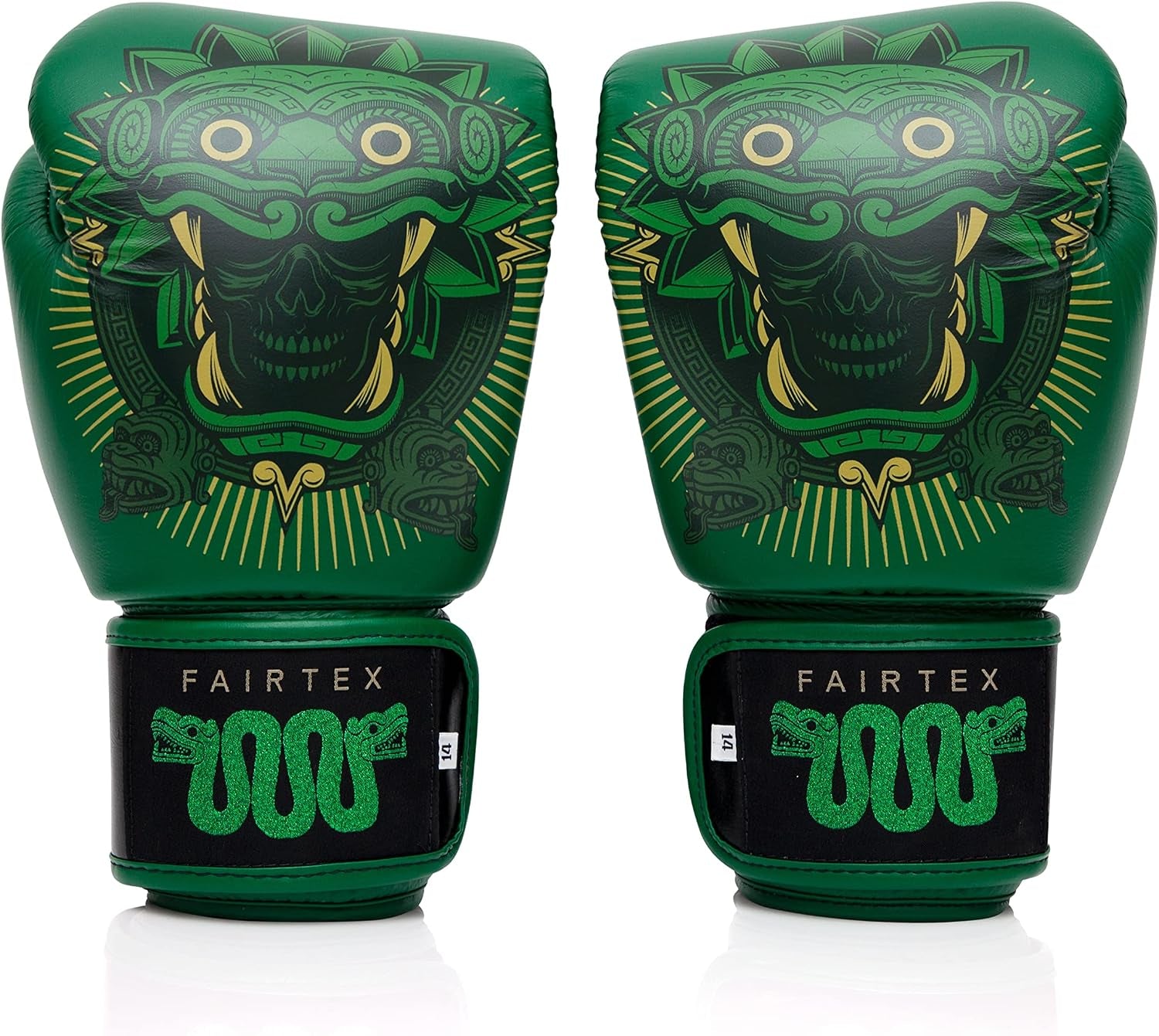 Resurrection Premium Muay Thai Boxing Gloves - Limited Edition Design | Collaboration with Tom Atencio | Stylish & Durable | Syntek Leather | Handcrafted | MMA Kickboxing Gloves