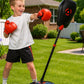 Punching Bag for Kids – Adjustable Boxing Bag with Stand & Gloves, Adjustable Height, Fun Training & Indoor/Outdoor Active Play, Durable Base – Kids Boxing Set for Ages 5+
