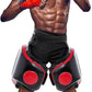 Kickboxing Thigh Pads - Muay Thai Thigh Pads High Density Foam Leg Guards with PU Leather - Adjustable Training Gear for Martial Arts Coach Trainer and Adult Sparring Body Protector