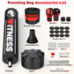 Indoor Freestanding Punching Bag for Adult Teens,70" -180Lbs Heavy Duty Fitness Training Bag with Suction Cup Base for MMA Muay Thai Fitness