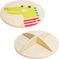 Wooden Balance Board with Crossed Base Balance Kids Rocking Seesaw Balance Board Sensory Training Rocking Board Balance Training Equipment Indoor Outdoor