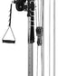 LAT Pull down Machines, 20-Position Wall Mount Cable Machine, Dual Pulley Cable Machine, Pulldown & Low Row Dual Station System with Accessories for Cable Crossover, Row, Chest Press & Leg Exercises |