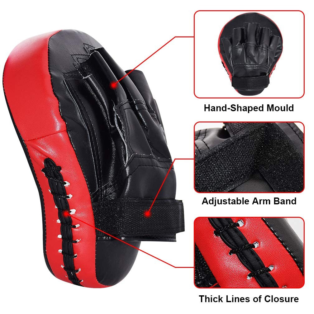 2 Pack Boxing Mitts MMA Punching Focus Mitts Training Boxing Target Pads