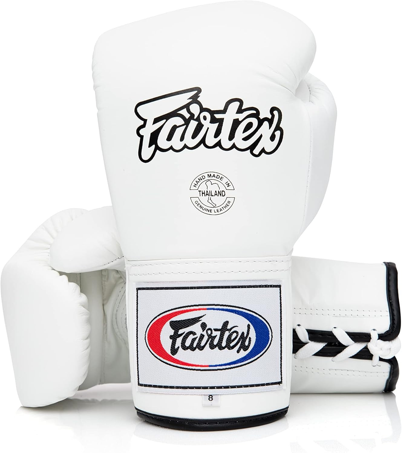 BGL6 Handmade Leather Gloves| Optimal Fist Closure with a Locked-Thumb Design| Premium Leather |Triple-Layered Foam |Lace-Up Closure. Ideal for Boxing, MMA, and Kickboxing.