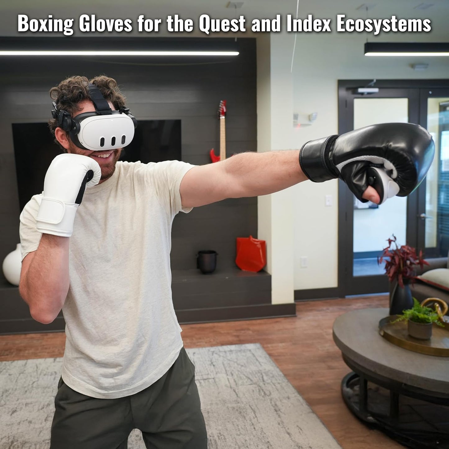 Ultimate Boxing Gloves - Updated Version and Improved Model VR Boxing Mitts Controller Accessory for Thrill of the Fight Fitxr Boxvr - Rift S, Quest 2, Quest 3, Index