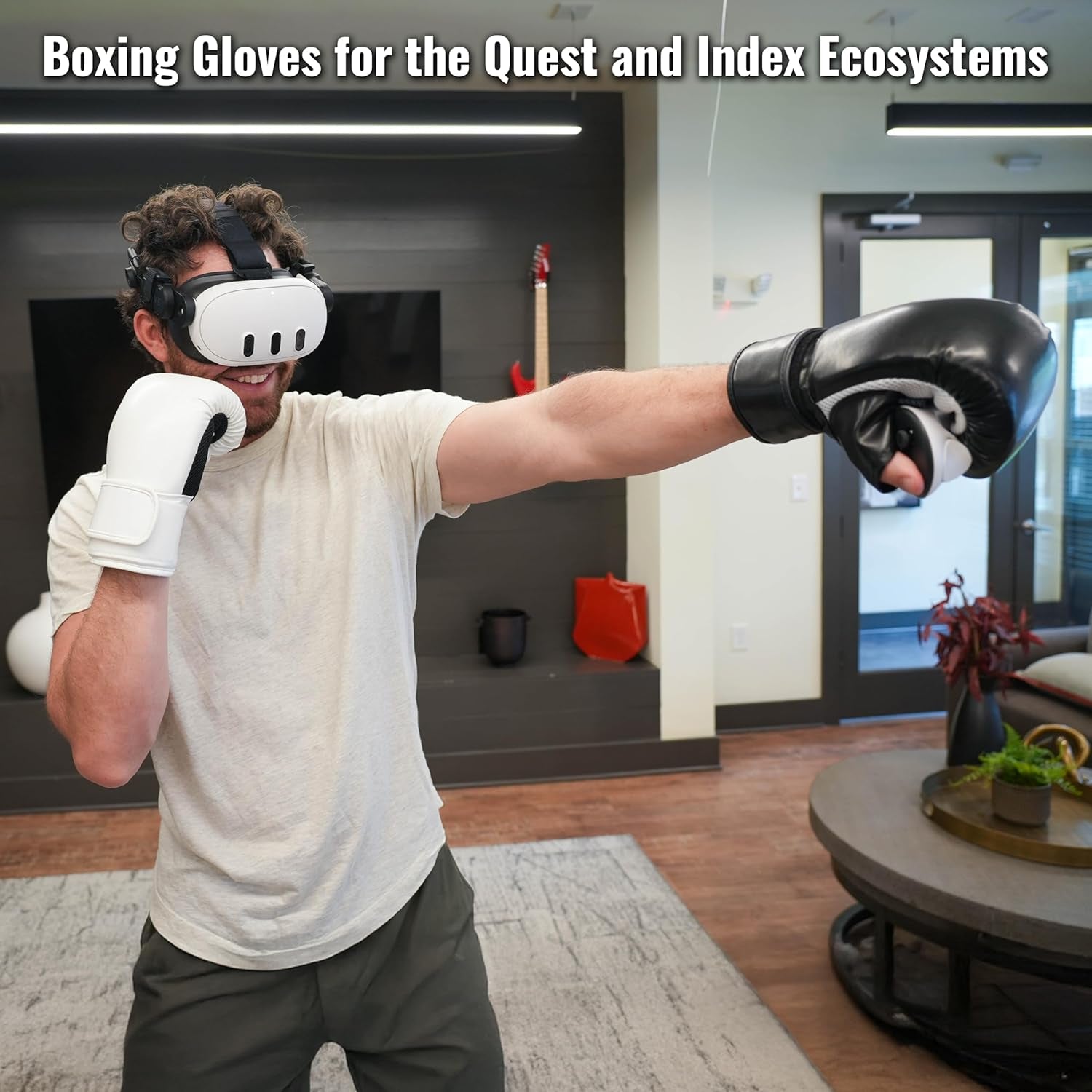 Ultimate Boxing Gloves - Updated Version and Improved Model VR Boxing Mitts Controller Accessory for Thrill of the Fight Fitxr Boxvr - Rift S, Quest 2, Quest 3, Index
