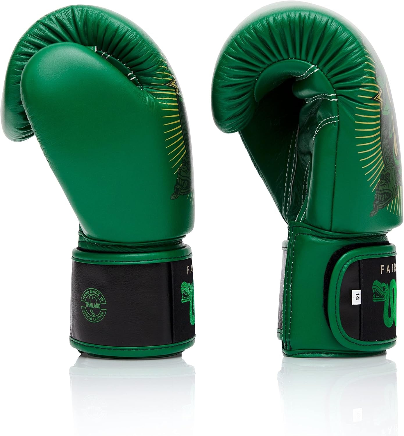 Resurrection Premium Muay Thai Boxing Gloves - Limited Edition Design | Collaboration with Tom Atencio | Stylish & Durable | Syntek Leather | Handcrafted | MMA Kickboxing Gloves