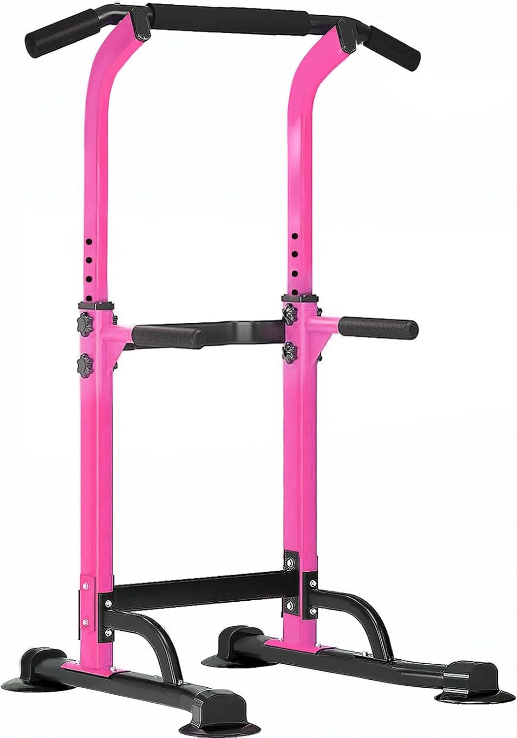 Power Tower Dip Station Pull up Bar for Home Gym Adjustable Height Strength Training Workout Equipment,Pull up Bar Station