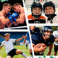 4 Pcs Mouth Guard - Faith Cross Mouthguard with Case, Religious Adult Mouth Guards Braces for Football Boxing Basketball Lacrosse Hockey and All Contact Sports