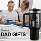 Dad Gifts Fathers Day Gift for Dad Best Dad Ever Gift from Daughter Son Kids Wife 40Oz Travel Cup Insulated Tumbler with Handle & Straw
