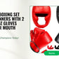 14 Piece Boxing Set For Beginners With 2 Pairs 6 Oz Gloves Headgear Mouth Guards by@Outfy
